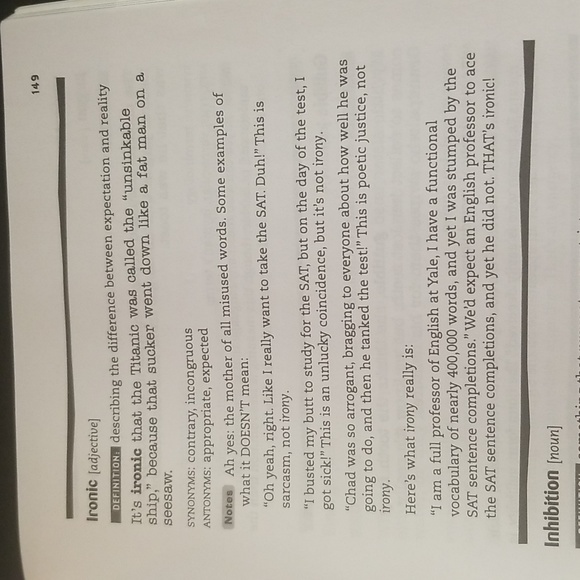 Rock the SAT  STUDY guide & Hot Words for the SAT 3RD edition - Picture 6 of 17